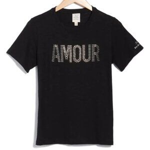 Cinq à Sept Grommet Cotton T-Shirt medium New